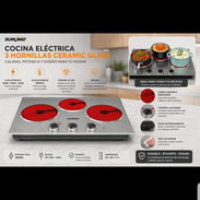 Cocina infrarroja de 3 hornillas - Img 56810879