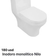 Taza de baño monolítica y lavamanos sobre encimera - Img 58274390