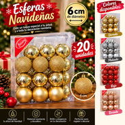 Cajita con 20 esferas navideñas (EyH) - Img 57785125