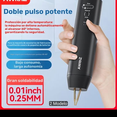 Mini Soldador de Puntos Portátil para Baterías y Electrónica - 3/10