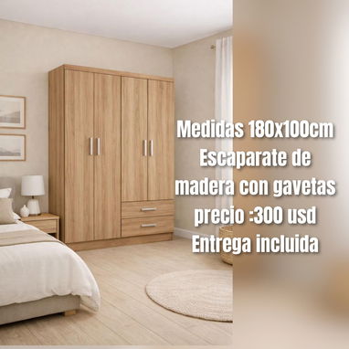 Escaparates, mesa de noche con gavetas, columpio de huevito para terraza y Multi mueble para sala de hasta 55 pulgadas - Img 122763011