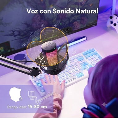 🎙️MAONO DGM20S Micrófono USB con condensador y cancelación de ruido 🌐 - Img 126314463