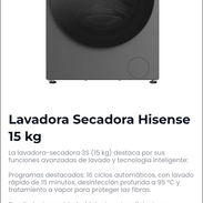 Lavadoras secadoras Hisense 15 kg - Img 58242020