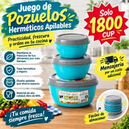 Juego de 3 Pozuelos Herméticos Apilables Princeware - Img 58160296