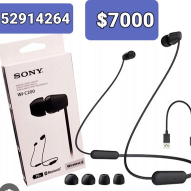 Audífonos inhalambricos Sony deportivos de collar - Img 123052861