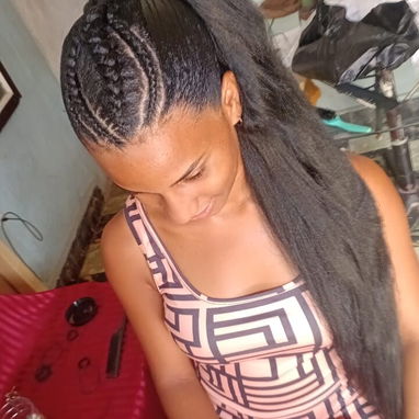 Trenza alta elegante - 4/5