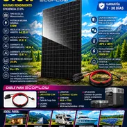 PANEL SOLAR 510W BIFACIAL JASOLAR CON CABLE PARA ECOFLOW, ENTREGA DE FACTURA PARA SU GARANTÍA. VARIEDAD - Img 58326652