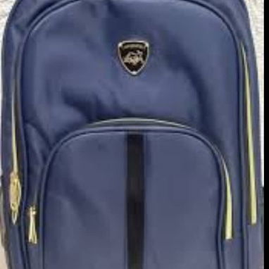 MOCHILA NUEVA CON SEGURA Y USB DE COLORES AZUL Y BEGRA - Img 84627416