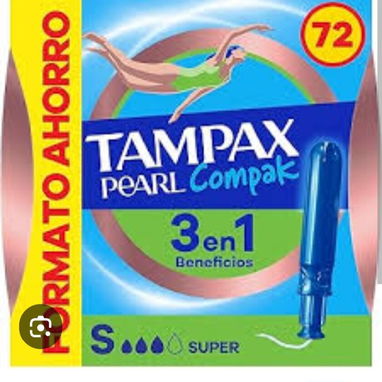 TAPONES MESTRUALES MARCA TAMPAX SUPER - 2/2