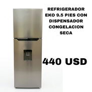 Refrigerador eko 9.5 pies con dispensador congelación seca 440 USD - Img 56517599
