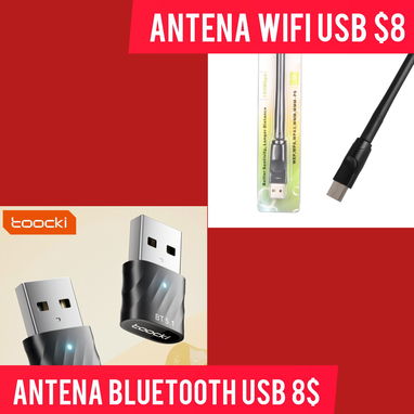 Antenas Wifi+Bluetooth USB 🛜📦 - Img 123998886