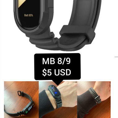 Manillas marca Mijobs para Xiaomi Mi band 5/6/7 y 8/9 Estilo: Casio G-Shock: $5 USD - Img 78719578