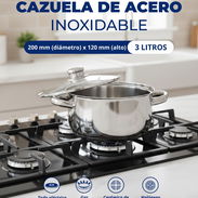 Cazuela de acero inoxidable - Img 55287319