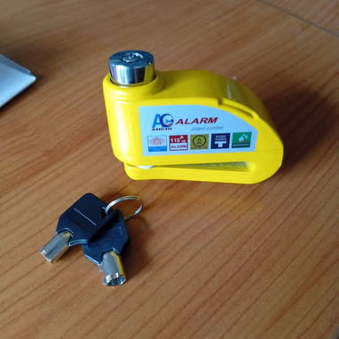 🚧 🔐 CANDADO DE DISCO CON ALARMA 8302 CON 2 LLAVES 🔐 🚧 - 5/6