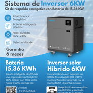 Kit inversor 6 kw Batería 15 kw Infinisolar - Img 57274521