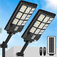 Pack de 2 Lámparas Solares LED Exteriores TOWPONICS 6000W con Control Remoto - Img 55834757