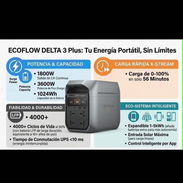 Estación Eléctrica ECOFLOW DELTA 3 PLUS de 1024wh (3600w) (acepta bateria extra) - Img 57028347