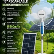 Ventilador Recargable con panel solar - Img 56610583