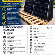 Panel solar Ronma Solar 620W bifacial monocristalino - Img 58359750
