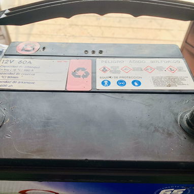 Batería 12V 60Ah Omega (Mexicana) – Buen Estado – Arranque Fuerte - Img 121218241