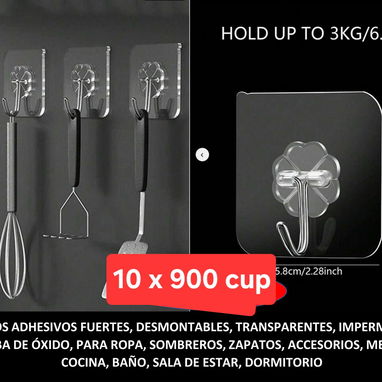 ganchos y soporte para cocina o baño y otros  ganchos - 2/3