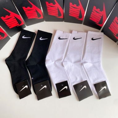 Medias Originales Nike blancas, negras y gris gordas originales duraderas unisex sirven tanto para hombre como para muje - Img 115610778