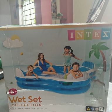 Piscina inflable, se da con el motor para inflarla - 3/3
