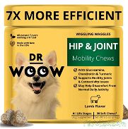 Glucosamina para perros - 90 masticables suaves para perros - Apoyo a la movilidad para la salud con condroitina y MSM, - Img 45770010