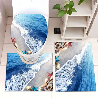 Alfombra lisa set de 3 piezas. 6800 cup - Img 117619397