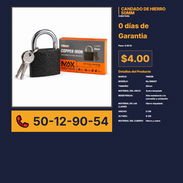 CANDADO DE HIERRO 50MM VPT# -0098 - Img 56243810