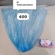 Paquete de 50 bolsas de naylon para cesto de basura que no sea muy grande - Img 50644846
