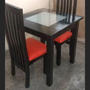∆ comedor de madera sólida de 2 4 6 sillas. Disponible - Img 58287221
