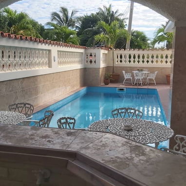 J Casa de renta amplia con piscina cerca del mar en la paya Boca Ciega. Alquiler de casa con piscina en la playa. BC-003 - 10/10