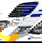 GANGA! Combo de ventilador personal alámbrico y vaporera digital. - Img 50706794