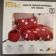 Juego de edredon reversible talla King - Img 55213556