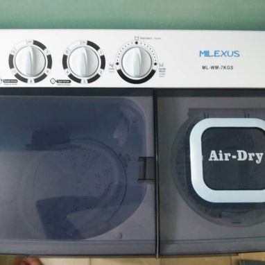 Lavadora semiautomática de 7 kg. Se uso una sola vez, aun en garantía. Habana Vieja. Se vende en 145 USD o se cambia por - Img 119285687