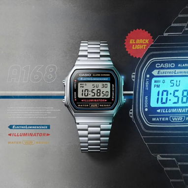Reloj Casio A168 Original - 3/3