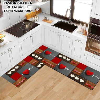 Alfombra de Cocina de 2 piezas - Img 117295109