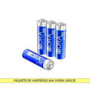 PAQUETE DE 4 BATERÍAS AAA 1HORA GAR135 - Img 55759076