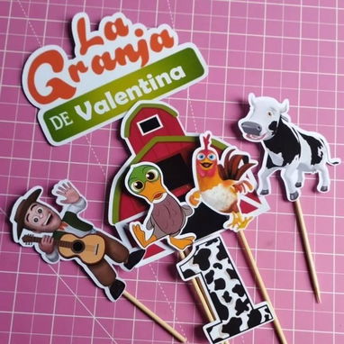 Toppers para cupcakes - 8/9