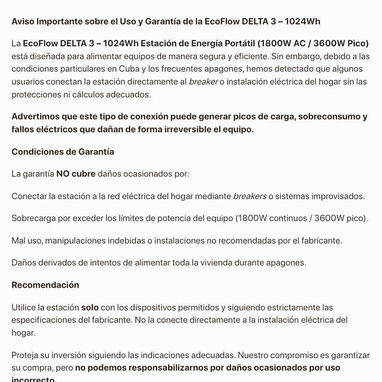 *EcoFlow DELTA 3 – 1024Wh Estación de Energía Port00W Pico) - Img 119048134