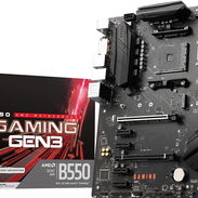 MSI Placa base para juegos B550 Gaming GEN3 (AMD AM4, DDR4, PCIe 3.0, SATA 6Gb/s, M.2, USB 3.2 Gen 1, HDMI, ATX,) - Img 45601930