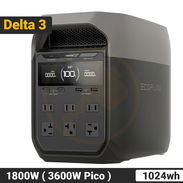 EcoFlow DELTA 3 con 1024Wh, 1800W - Pico 3600W, Carga Rápida y Batería LiFePO Estación de Energía Portátil 710$ - Img 55469474