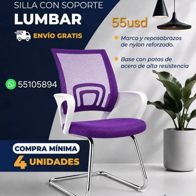 Silla con Soporte Lumbar - 3/4