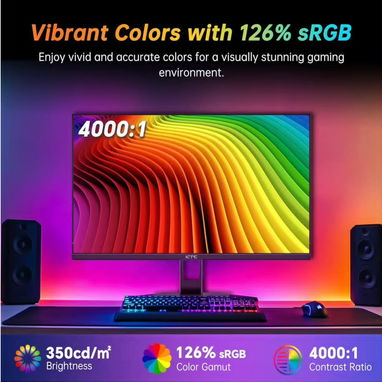 Monitor GAMING 27" FHD 1ms 280hz ,G-Sync y FreeSync - Img 122538318