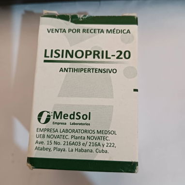 Vendo Lisonopril 20 mg  ver fotos. Llamar a MArta 58407683 - Img 120339709