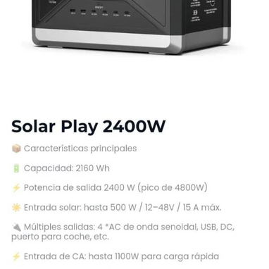 Ecoflow delta 3, delta 2, oupes, pecron, paneles, conectores, caja protectorar de breker y mucho más - 5/6