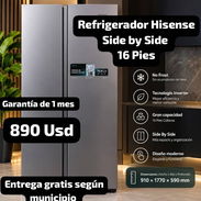 Refrigerador Hisense Side by Side 16 Pies, Garantía de 1 mes, Entrega gratis según municipio - Img 57810161