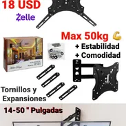 📺 Soporte Universal Giratorio para TV - 14-50" - 50kg Máx - $18 USD - Img 55751755