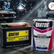 Pintura de esmalte y bateria para autos. MARCA KRATOS - Img 56680833